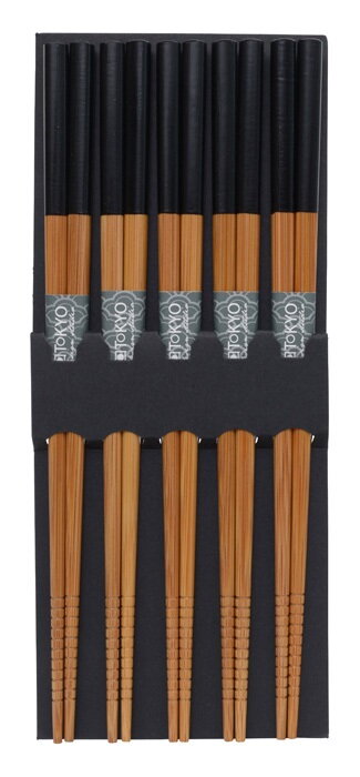 Bețișoare chinezești set de 5 perechi negru