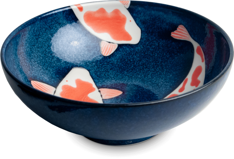 Bol de porțelan Koi 21,5cm
