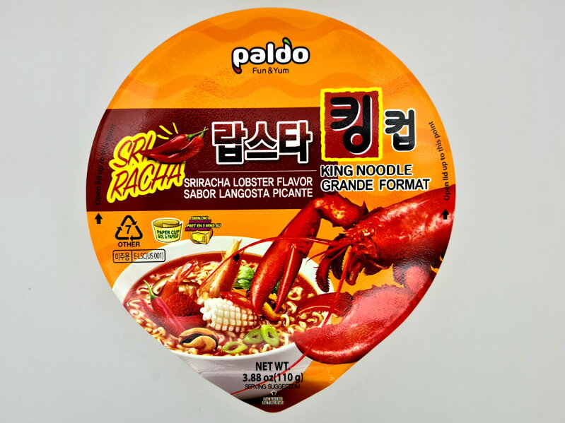 Paldo Hummer- Sriracha tăiței tăiței 110g