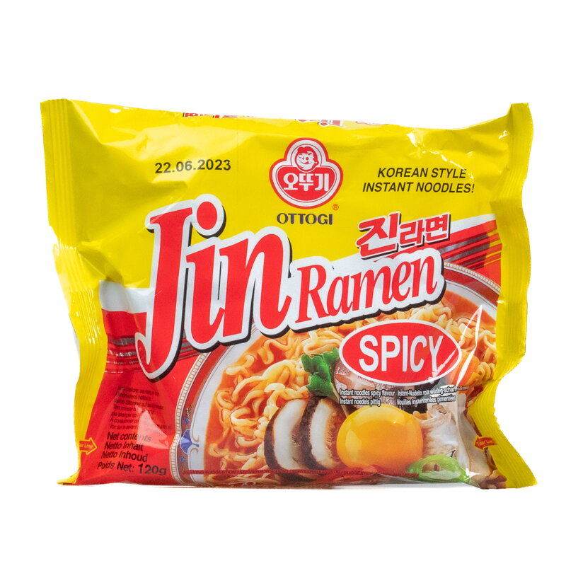 Tăiței Jin Ramyun ascuțit 120g
