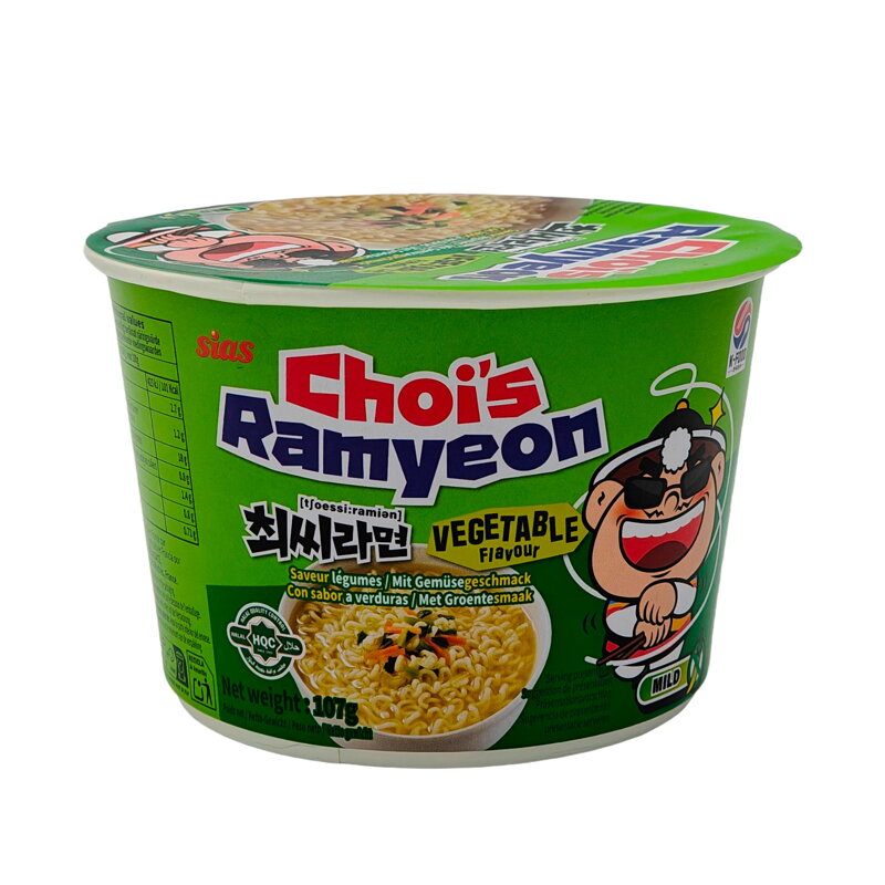 Supă cu aromă de legume cup Chois Ramyeon 107g