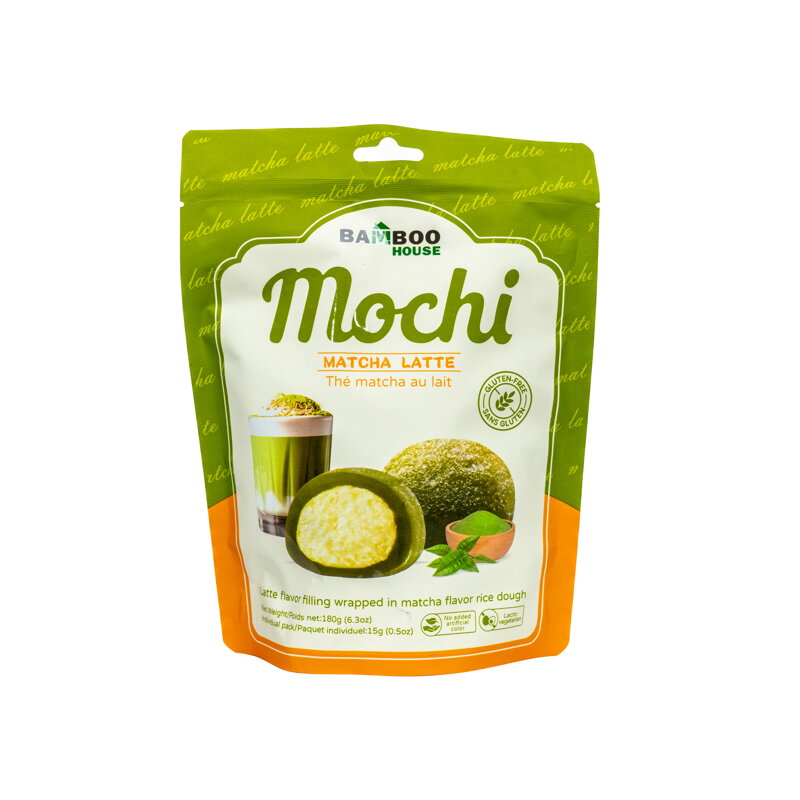 Prăjiturele din orez Mochi cu Matcha Latte 180g