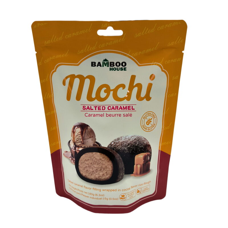 Prăjiturele de orez Mochi Caramelă sărată 180g