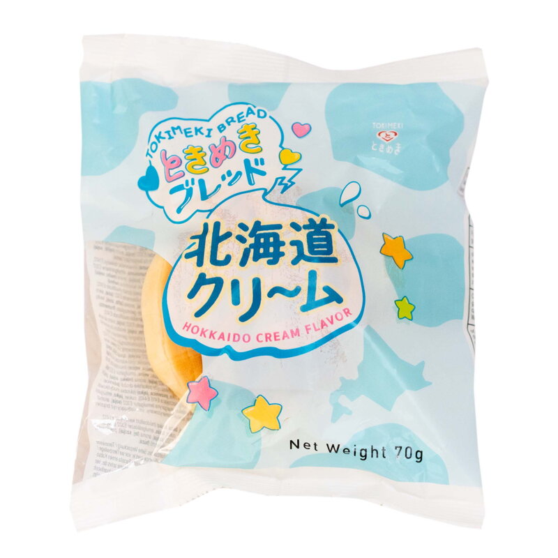 Chiflă japoneză cu aromă de cremă hokkaido TOKIMEKI 70g