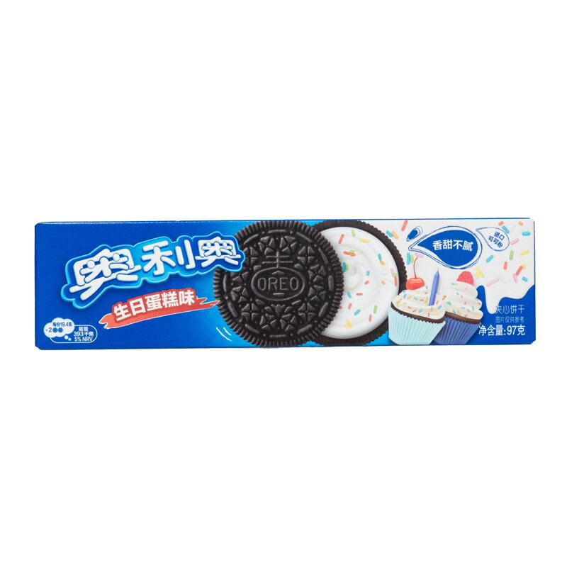 Biscuiți Oreo cu tort aniversar 97g