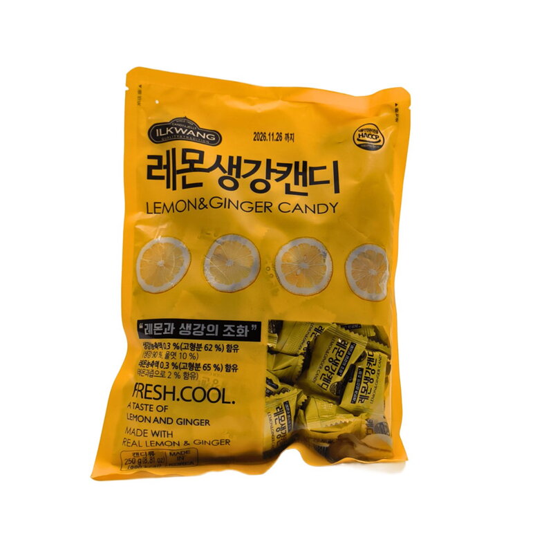 Bomboane ghimbir-lămâie 250g Bomboane ghimbir-lămâie 250g
