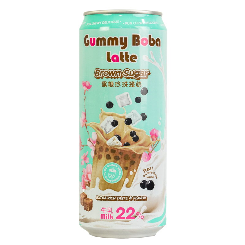 O´s Bubble Gummy Boba latte zahăr brun 470ml