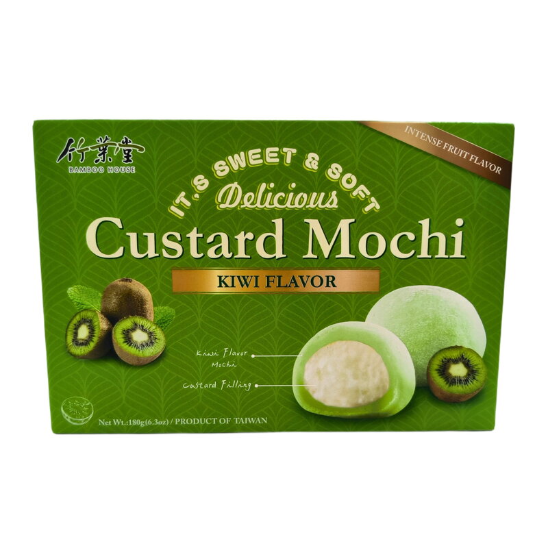 Prăjiturele de orez Mochi cu kiwi și budincă 180g