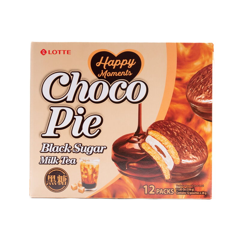 Choco Pie cu zahăr negru 336g