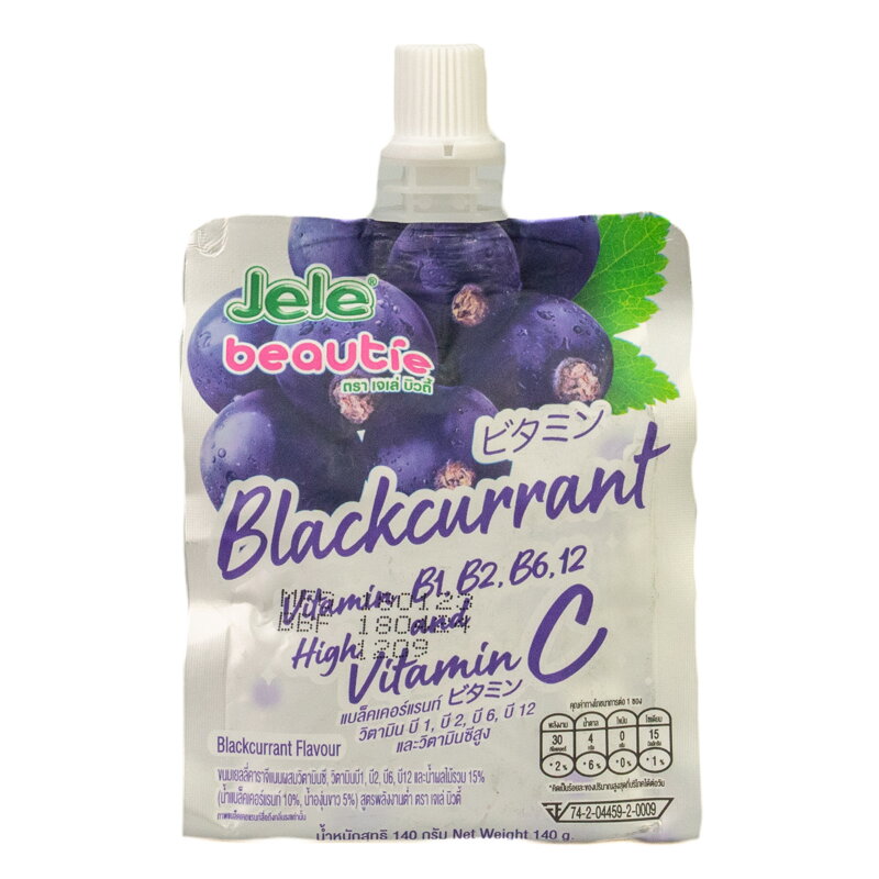 Jeleu de coacăze negre vitamina C și B1,2,6,12 140g