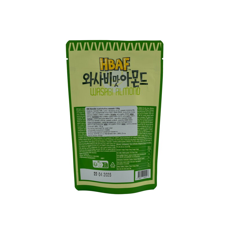 Migdale cu aromă de wasabi 120g