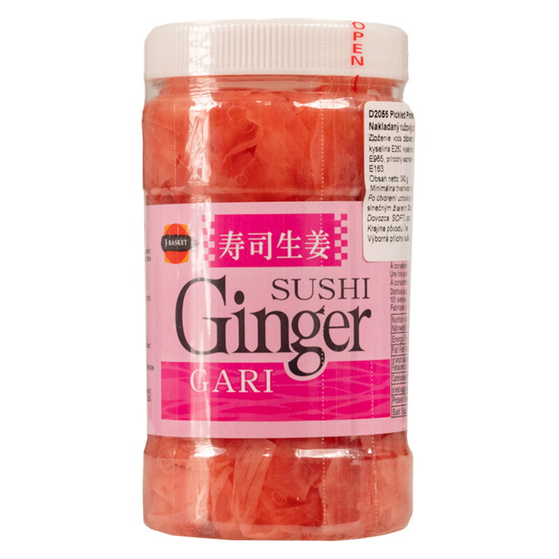 Ghimbir roz pentru sushi J-BASKET 340g