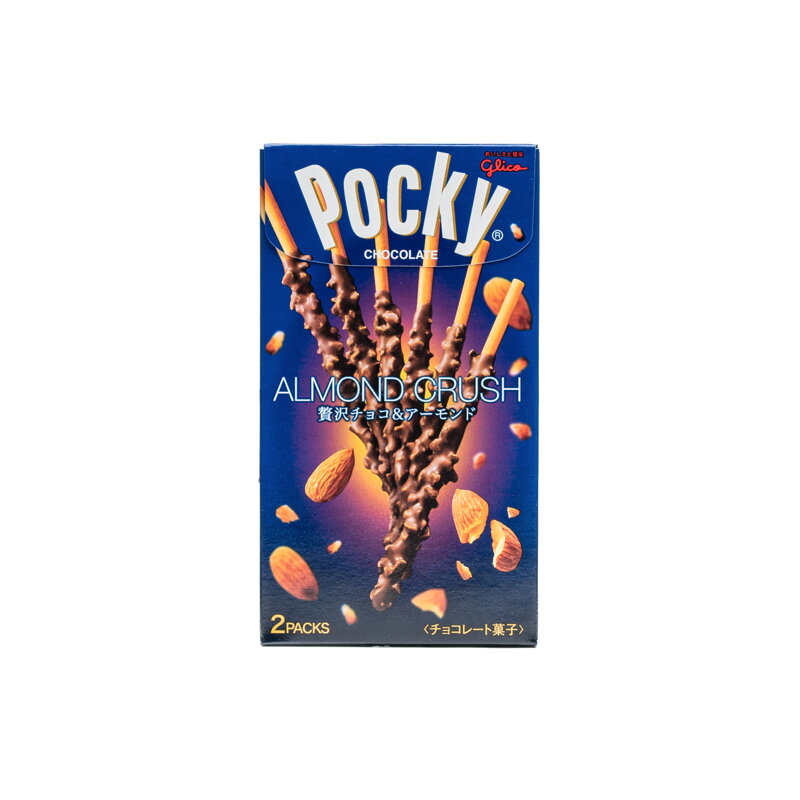 Batoane Pocky cu ciocolată și migdale GLICO 46g